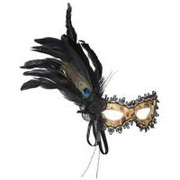 Snake Skin Eyemask Withdecorations & Feathers Vanity Star Masks Eyemasks &