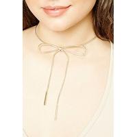 Snake Chain Bow Necklace