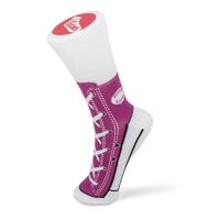 sneaker socks purple size 3 7