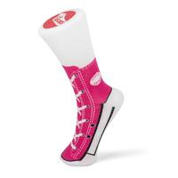 sneaker slipper socks pink size 3 7