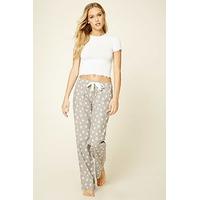 Snowflake Print Pyjama Bottoms