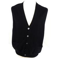 Snow Lotus Size XL High Quality Soft and Luxurious Pure Cashmere Sleeveless Cardigan