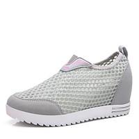 Sneakers Spring Summer Creepers Comfort Tulle Office Career Athletic Casual Creepers Purple Gray Peach Walking