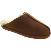 snowpaw snow mens slippers in brown