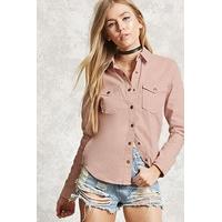 Snap-Button Cotton Jacket