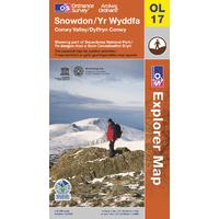 Snowdon - OS Explorer Active Map Sheet Number OL17