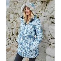 snowdonia printed down filled jacket