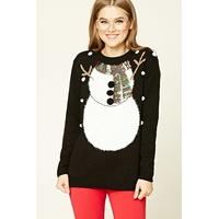 Snowman Sequin Jumper