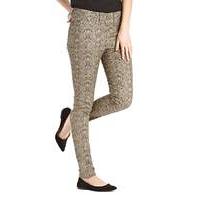 Snake Print Skinny Jeans Reg