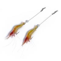 soft bait biomimetic fishing lure bionic shrimp lure bait with luminou ...