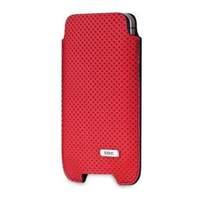 Sox Per For Genuine Leather Premium Mobile Phone Pouch Large Red (sox Kpfo 02 L)