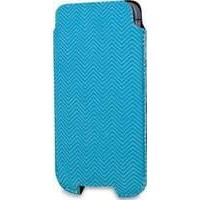 Sox Retro Light Leather And Suede Mobile Phone Pouch Large Blue (sox Kretr 03 L)