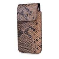 Sox Serpente Genuine Leather Premium Mobile Phone Bag Large Brown (sox Kseb 03 L)