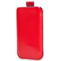 Sox Classic Light Leather Strap Mobile Phone Pouch Large Red (sox Kcls 02 L)
