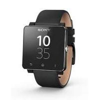 Sony Se20 Smartwatch 2 Wristband Black Leather