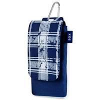 Sox Checked Life Style Mobile Phone Bag For Iphone/samsung And More Tatty Navy Blue (sox Kchd 02)