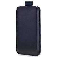 sox classic leather strap mobile phone pouch large black sox kcls 01l