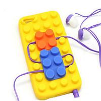 Soft Bricks Back Case Cover for iPhone 5/5S