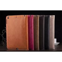 Solid Color PU Leather Auto Sleep/Wake UP Folio Cases Envelope Cases For iPad 2 3 4 (Assorted Color)