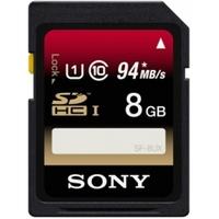Sony Flash Memory Card 8 GB Class 10 SDHC UHS-I SF8UX