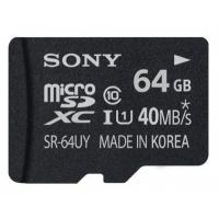 sony micro sdxc memory card 40mbs uhs1 class 10 with adapter 64gb