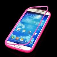 Solid Color with Touch Screen Full Body Case for Samsung Galaxy S4 I9500 (Assorted Color)