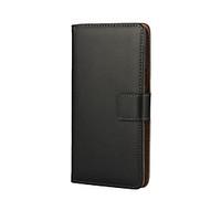 Solid Color Genuine Leather Full Body Case with Stand and Card Slot for Samsung Galaxy A3(2016) A310F