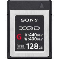 Sony 128GB XQD Flash Memory Card - G Series (Read 440MB/s and Write 400MB/s)