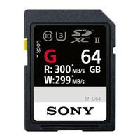 Sony G Series 64GB UHS-II 299 MB/Sec SDHC Card