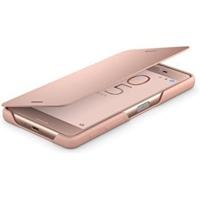 sony style cover flip scr58 xperia x performance rose gold