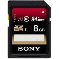 Sony Ericsson SD 8GB Cl 10 UHS-I SDHC Memory Card 94MB