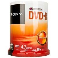 sony 16x dvd r 47gb 100 pack spindle