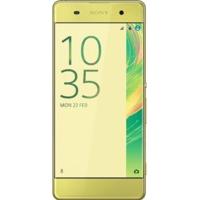 sony xperia xa 16gb lime gold on pay monthly 2gb 24 months contract wi ...