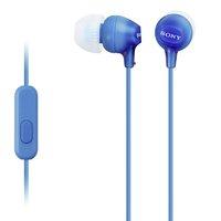 sony ex15 blue mobile in ear headphones