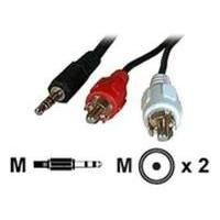 Soundcard Cord 3.5-mm Jack To 2 X Rca Male- 1.80m