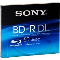 sony 2x bd r 50gb dual layer blu ray disc single jewel case