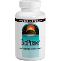 source naturals bioperine black pepper fruit extract 120 tablets