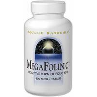 Source Naturals MegaFolinic 60 Tablets