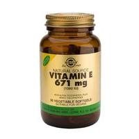 Solgar Vitamin E 1000iu Vegicaps X 50