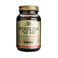 solgar spirulina 750mg tablets x 100