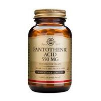 Solgar Pantothenic Acid 550mg X 50