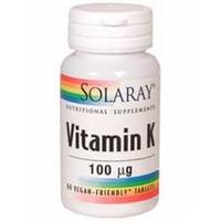 Solaray Vitamin K 100mcg 60 tablet