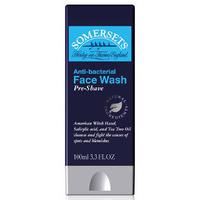 somersets anti bacterial balancing pre shave facial wash 100ml