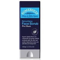 somersets detoxifying pre shave facial scrub 100ml