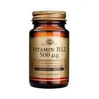 Solgar Vitamin B12 500mcg X 50 .