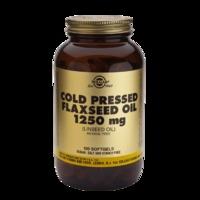 solgar cold pressed flaxseed oil 1250mg 100 softgels 100 softgels