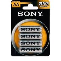 sony ultra battery 4 x aa carbon zinc