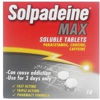 Solpadeine Max Soluble Tablets 16 Tablets
