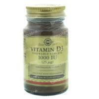 Solgar Vitamine D-3 25Mcg/1000 IU 100 Chewing tablets