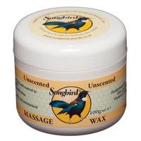 songbird naturals unscented massage wax